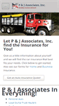 Mobile Screenshot of pandjassociatesinsurance.com